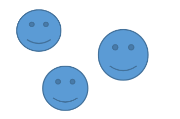 Bild Lachende Smileys